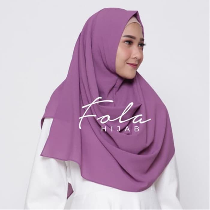 "BIG - Pashmina Instan Sala / Pashtan Jilbab Instant / Kerudung Polos - Hitam"