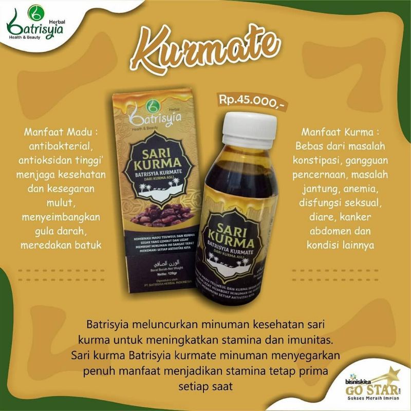 SARI KURMA+TEUWEL BATRISYIA / SARI KURMA ASLI/ PREMIUM/ ENAK/ GA ENEK