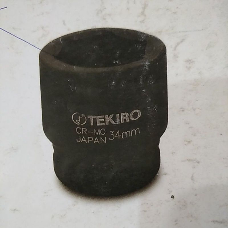 mata sock impact 34 mm Tekiro 3/4 dr 6 pt kunci shock