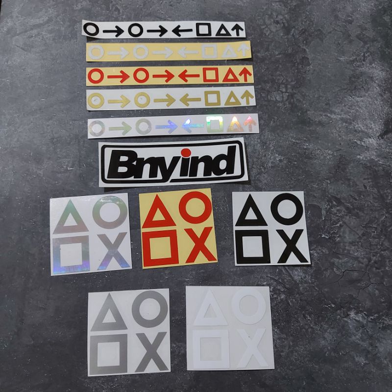 STICKER CHAT GAME GTA PS STICKER MOTOR VISOR MOBIL CUTTING