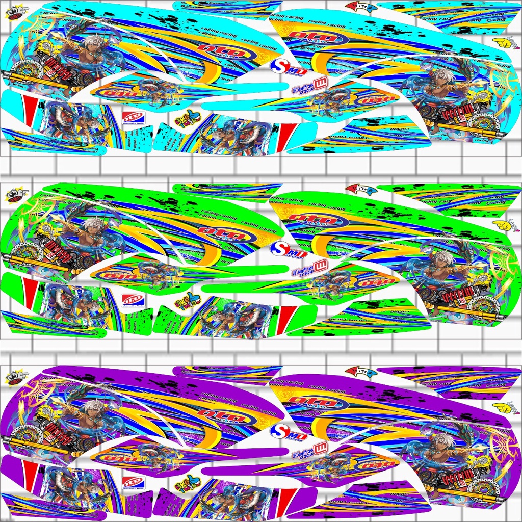 STRIPING VARIASI YAMAHA BYSON STICKER