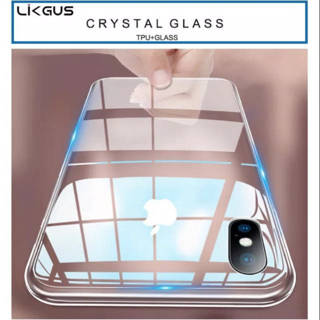 iPhone XS Max 6.5 Glass Case Merk Likgus