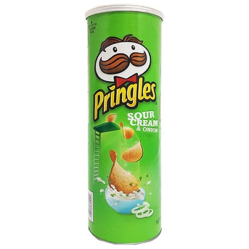 

Pringles Sour Cream & Onion Potato Crisps [158gr] - Pringles USA
