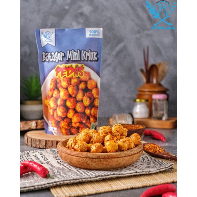 

Batagor Mini Kriuk Pedas 100 gram Gurih