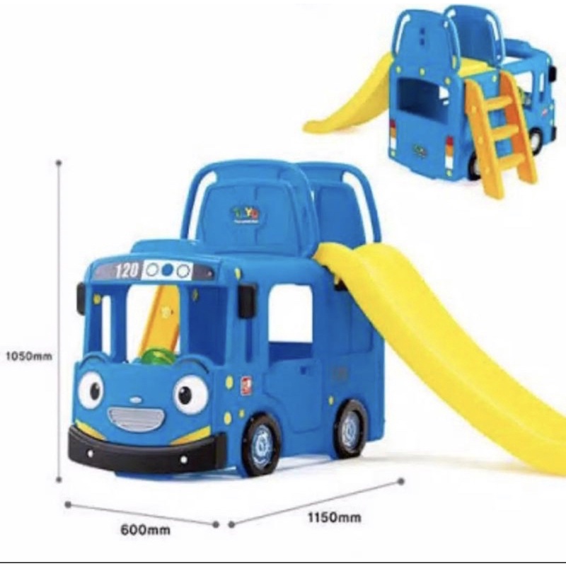 TAYO THE LITTLE BUS 3 IN 1 BUS SLIDE NOT YAYAA BUS AND SLIDE ELC LITTLE TIKES