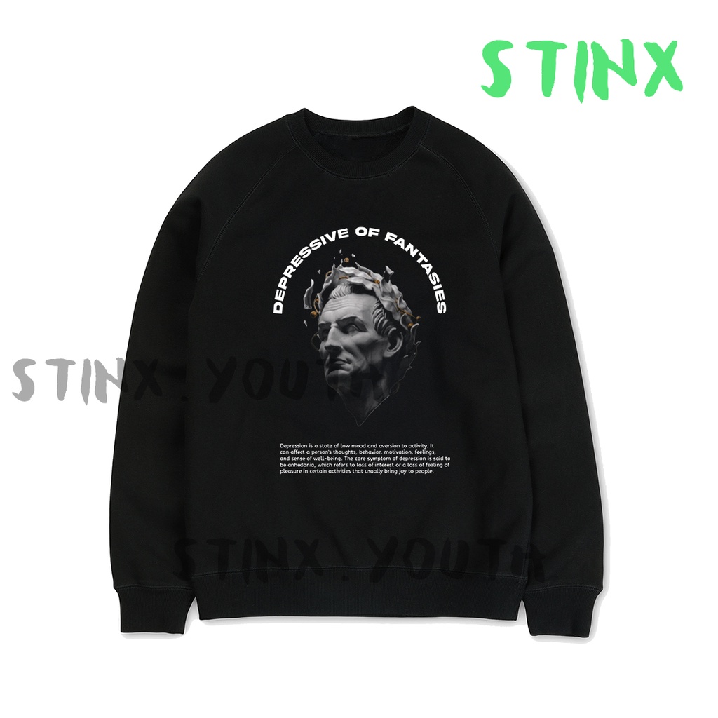 Stinx Youth Crewneck Sweatshirt Depresive