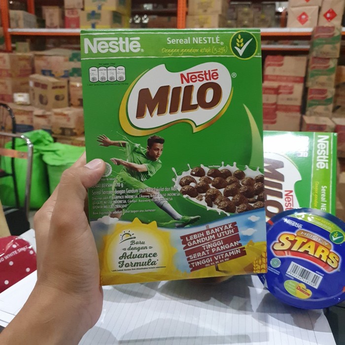 

BOX 170GR medium - SEREAL MILO / CEREAL atayatoko