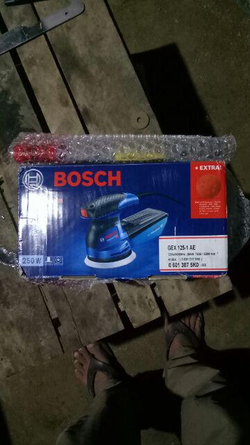 Mesin Amplas Orbital Sander Gex125-1ae Bosch Gex 125-1 Ae