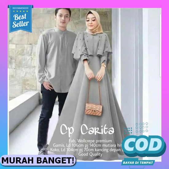 Darlene Capel - Baju Couple Pasangan Modern Untuk Kodangan & Lebaran - Model Baju Kondangan Capel Pa
