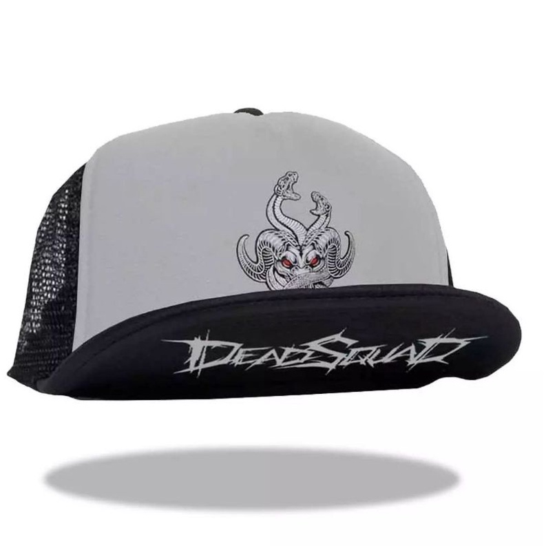TOPI TRUCKER HAT  DEADSQUAD TRUCKER MUSIK SNAPBACK METAL ORIGINAL TOPI PRIA TOPI POLOCAPS TOPI GARAS