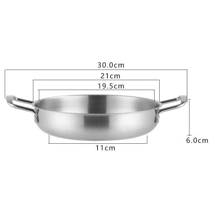 Panci Masak Korean Noodle Soup Pot Stainless Steel 21cm - KC0408