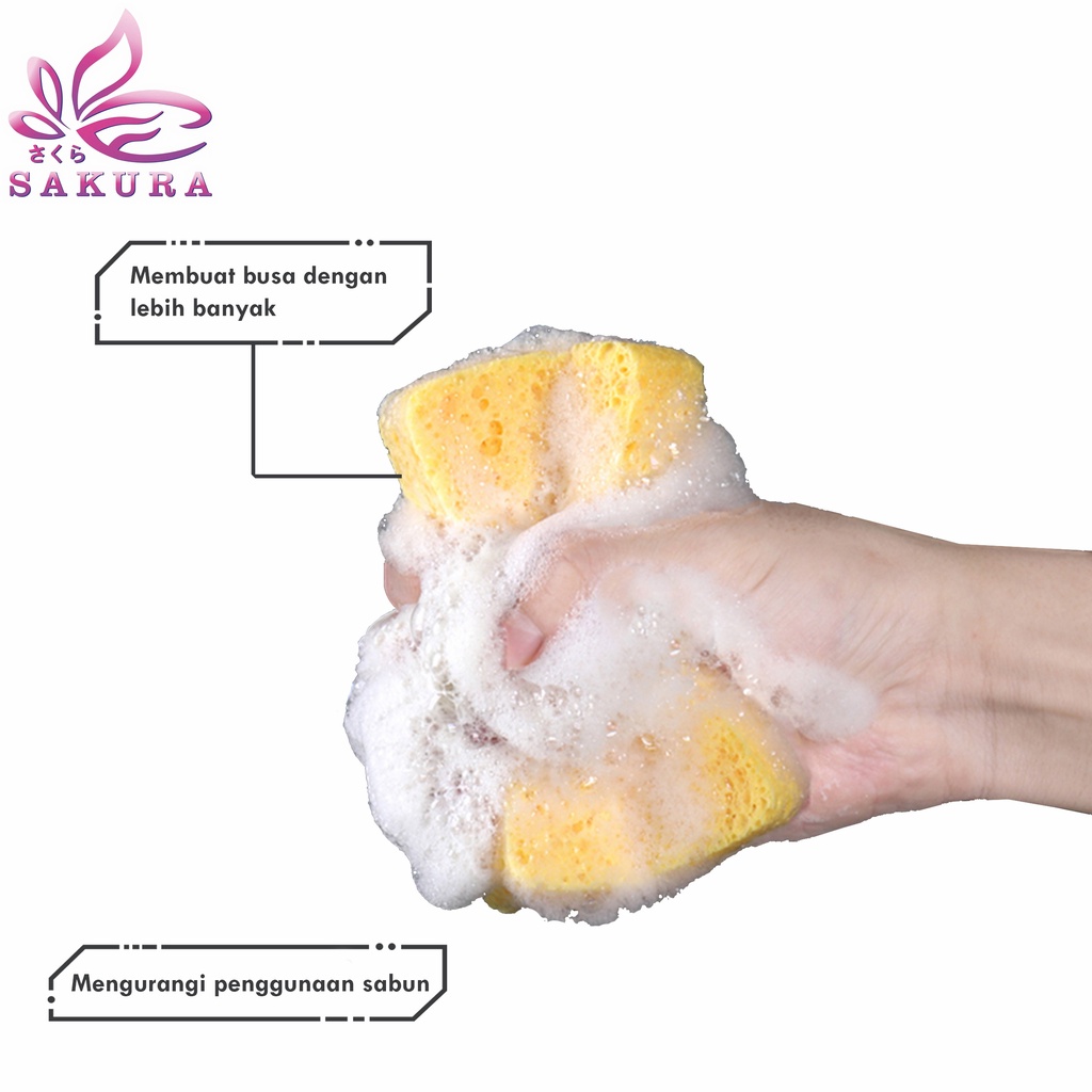 Spons Serbaguna/Sponge Busa Cuci Piring Unik&amp;Lucu-ANTI MINYAK-SOSOYO