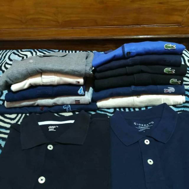 (SOLD OUT ) Borongan Polo Shirt | Kaos Kerah Second hand