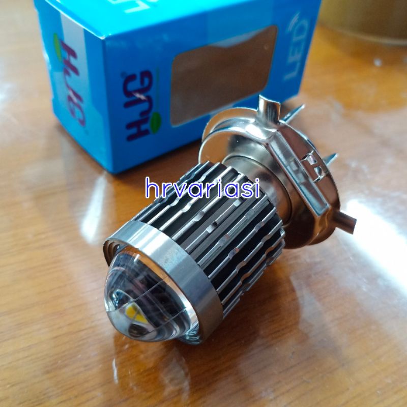 lampu Led depan H4 laser D2 HJG hi low beam Kuning Putih