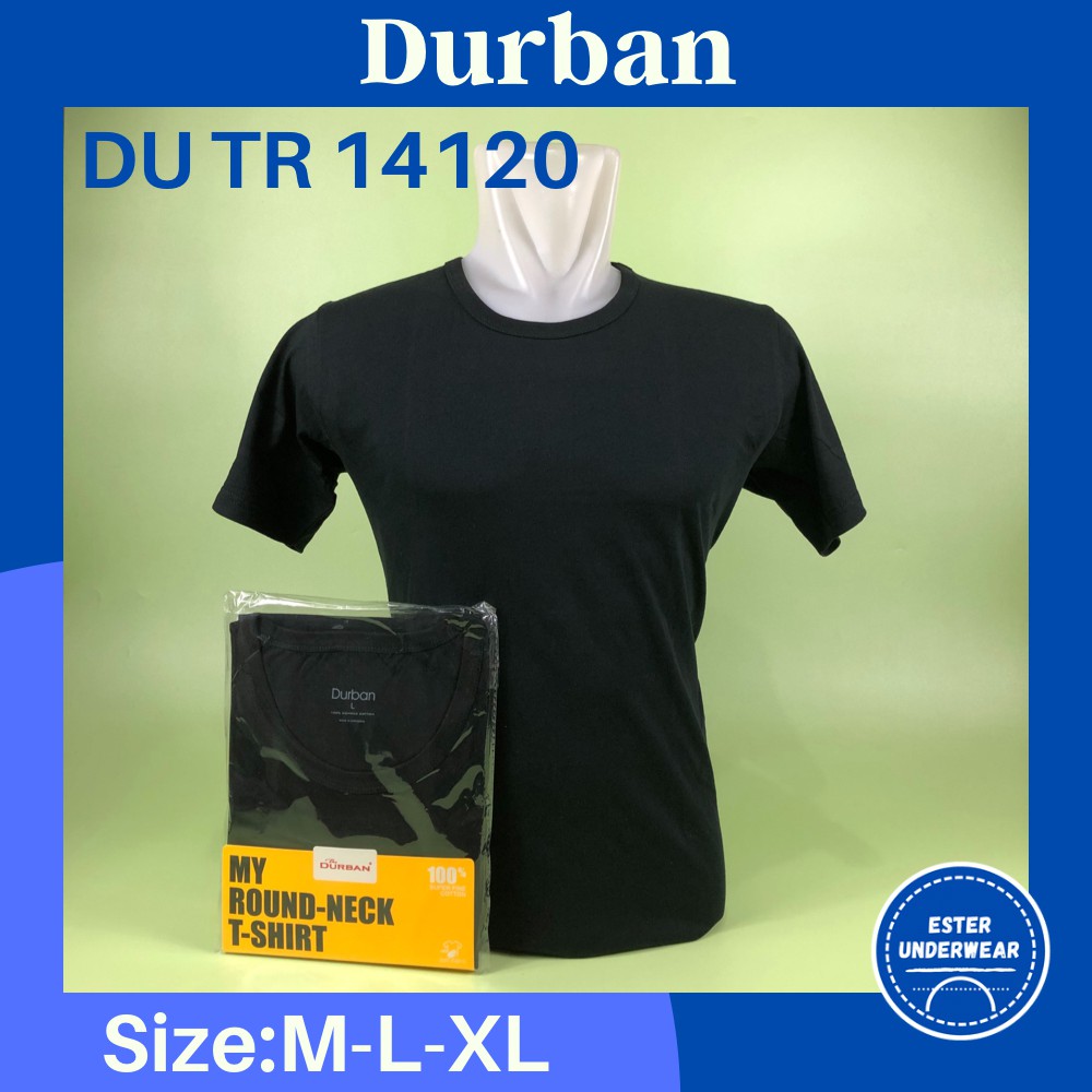 Kaos Dalam Oblong Durban DU TR 14120 Hitam Isi-1 Pcs/Pack