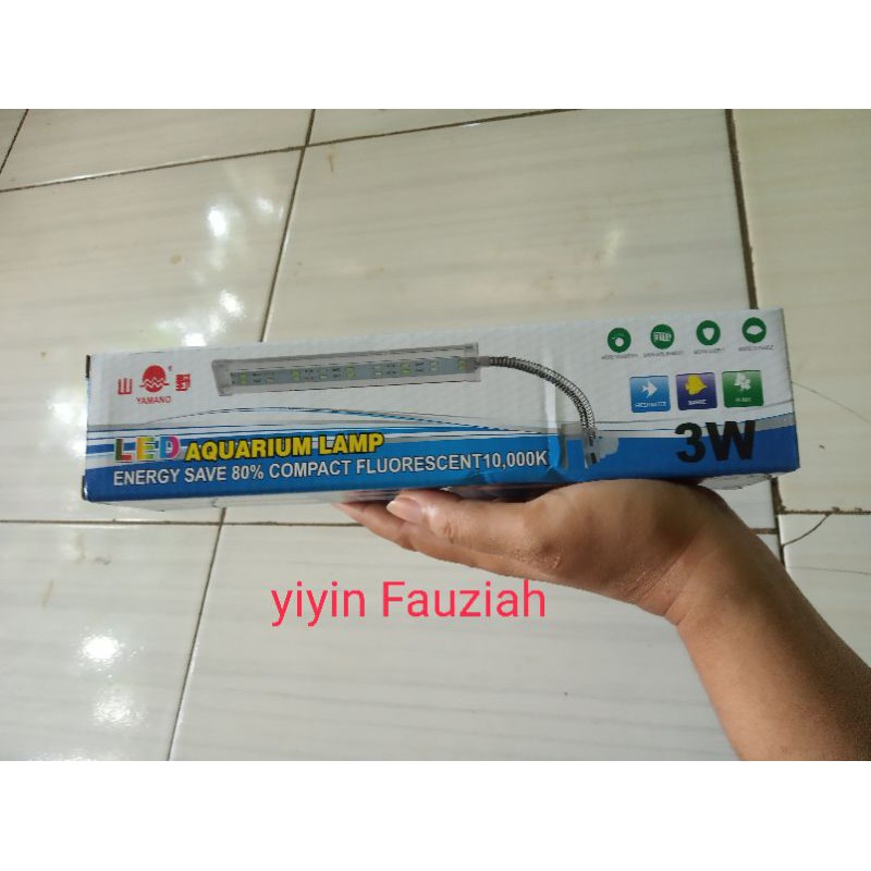 Lampu led aquaskep lampu jepit aquarium lampu led jepit aquaskep