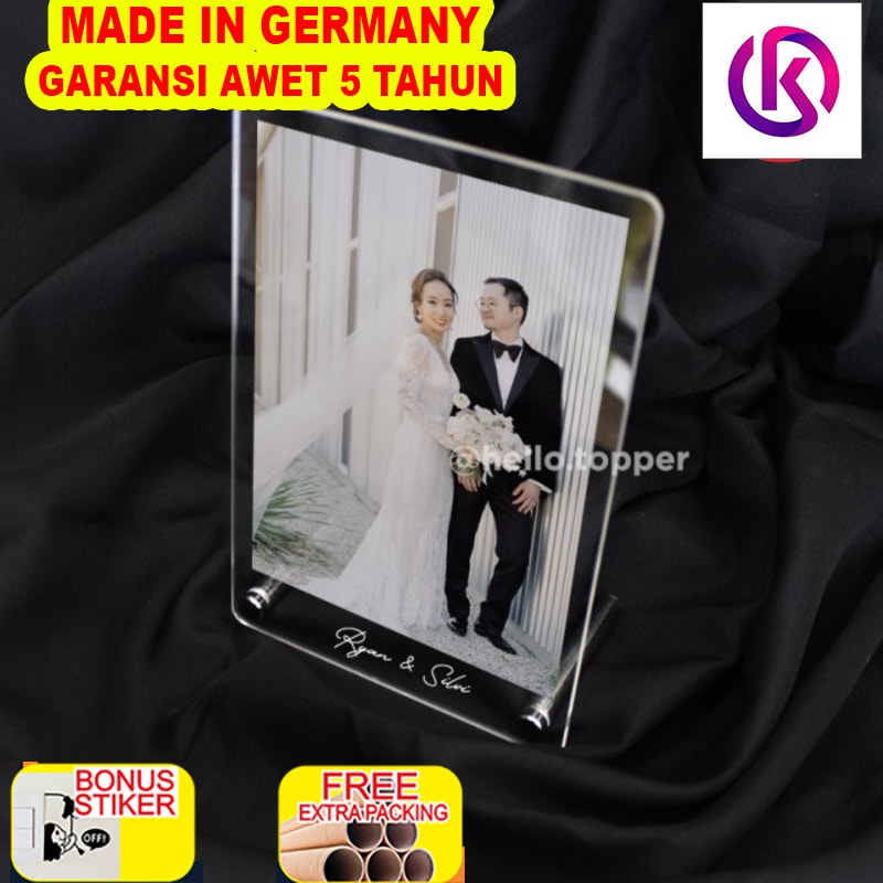 

Terlaris Standing Photo Frame 15x10 | Photo Akrilik | Foto Album | Frame Foto - 15x10
