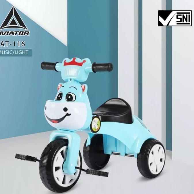 +++++] Sepeda karakter anak Roda Tiga Aviator bisa lipat