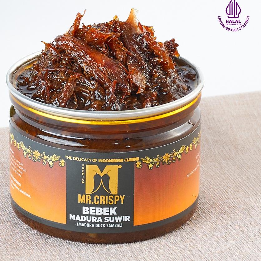 

BAYAR DITEMPAT✔️Bebek Madura Suwir/Sambel Bebek Madura/Bumbu Ireng Asli Madura Mr.Crispy|SQ7