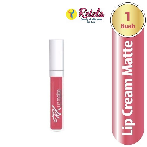 100% Original - Rk Lip Cream Matte 04 Allamanda / Lip Cream Matte / Halal / Aman