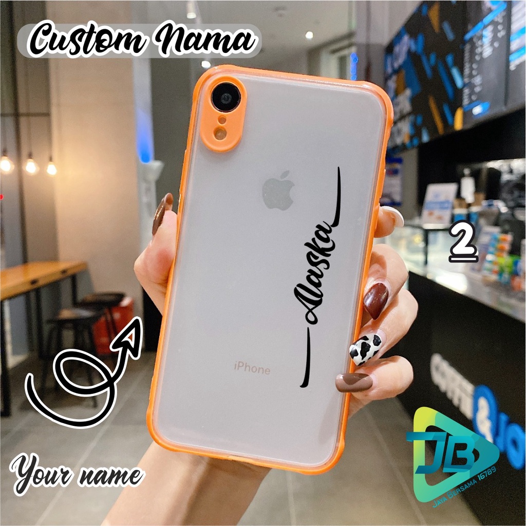 SOFTCASE CHOICE CUSTOM NAMA OPPO VIVO XIAOMI SAMSUNG REALME IPHONE ALL TYPE JB4715