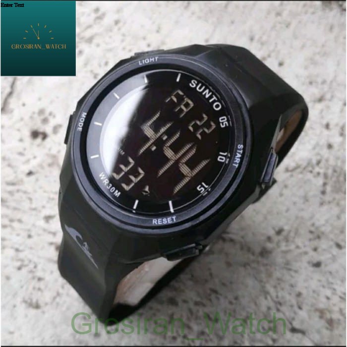 Jam Tangan Sporty Import Tahan Air SN-333 Digital Strap Rubber [G_W]