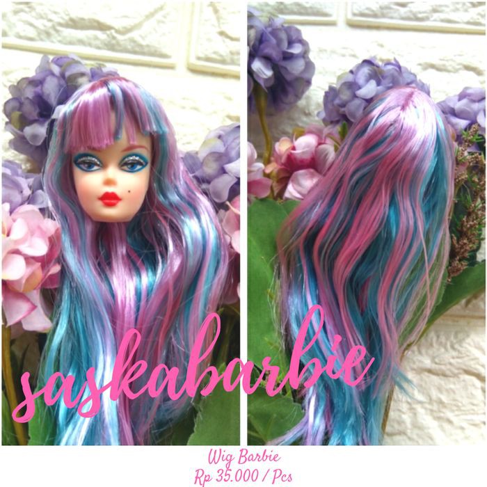 Unik RPB 004 - Wig - Rambut Palsu Barbie - Doll - Boneka - Original Mattel Diskon