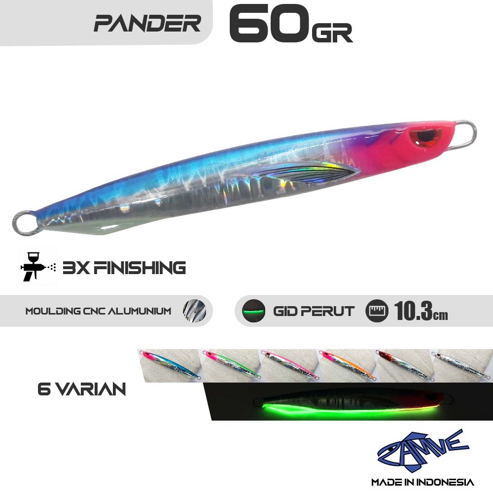 Metal Jig Zamve Pander 60Gr Metal Jig 60Gr Metal Jig 60Gram