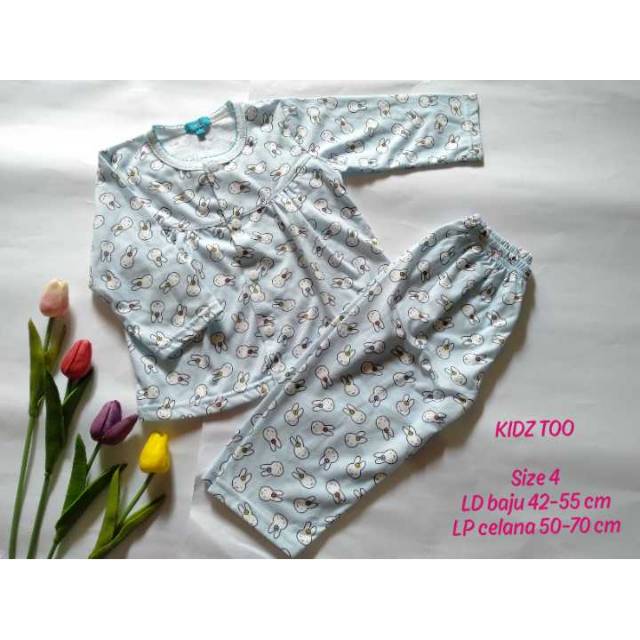 PIYAMA ANAK PEREMPUAN  MURAH / BAJU TIDUR ANAK PEREMPUAN MURAH / PIYAMA KIDZ TOO MURAH