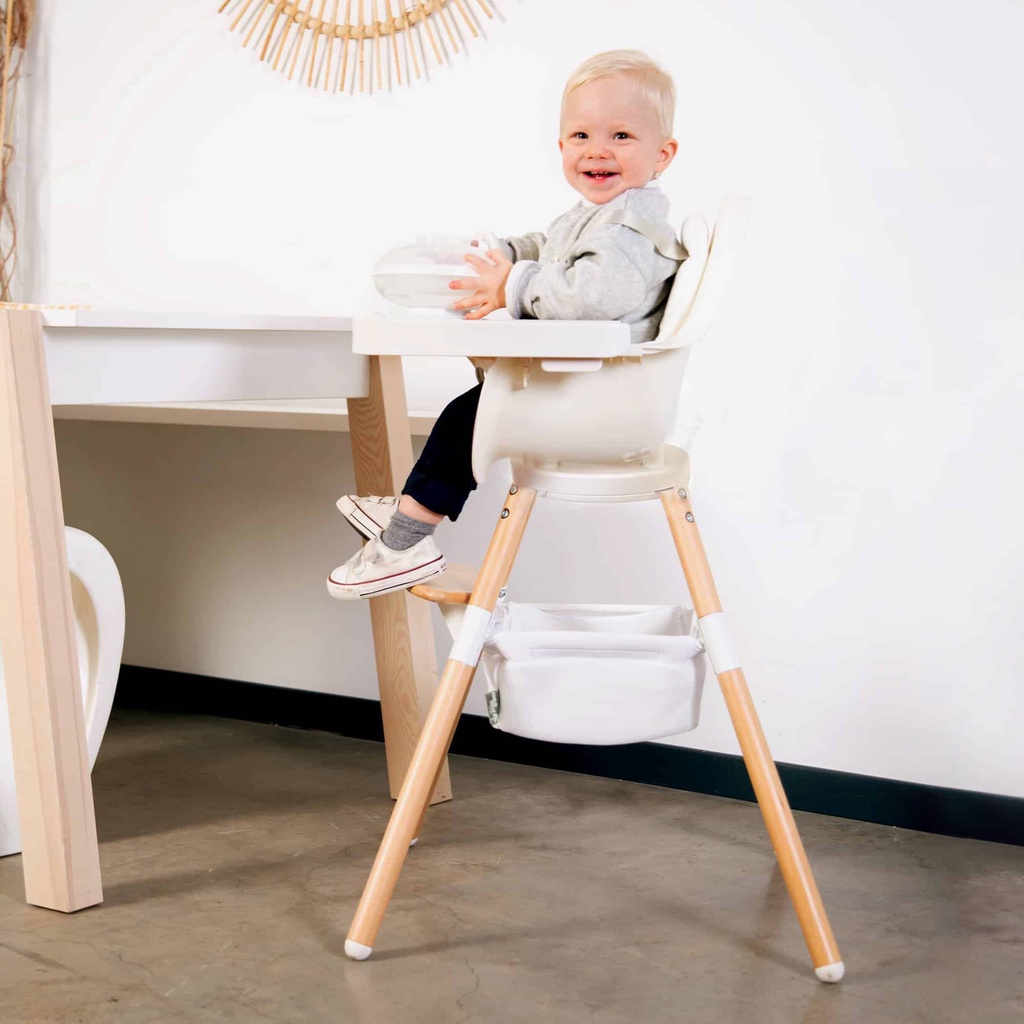 Childhome Evolu One.80° High Chair - Child Home Kursi Makan Baby Kids HighChair Bayi Wooden Wood Aesthetic Putar