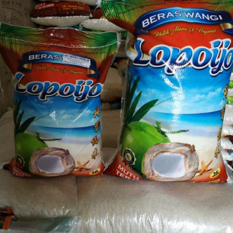 Beras Lopo Ijo Kemasan 25 kg