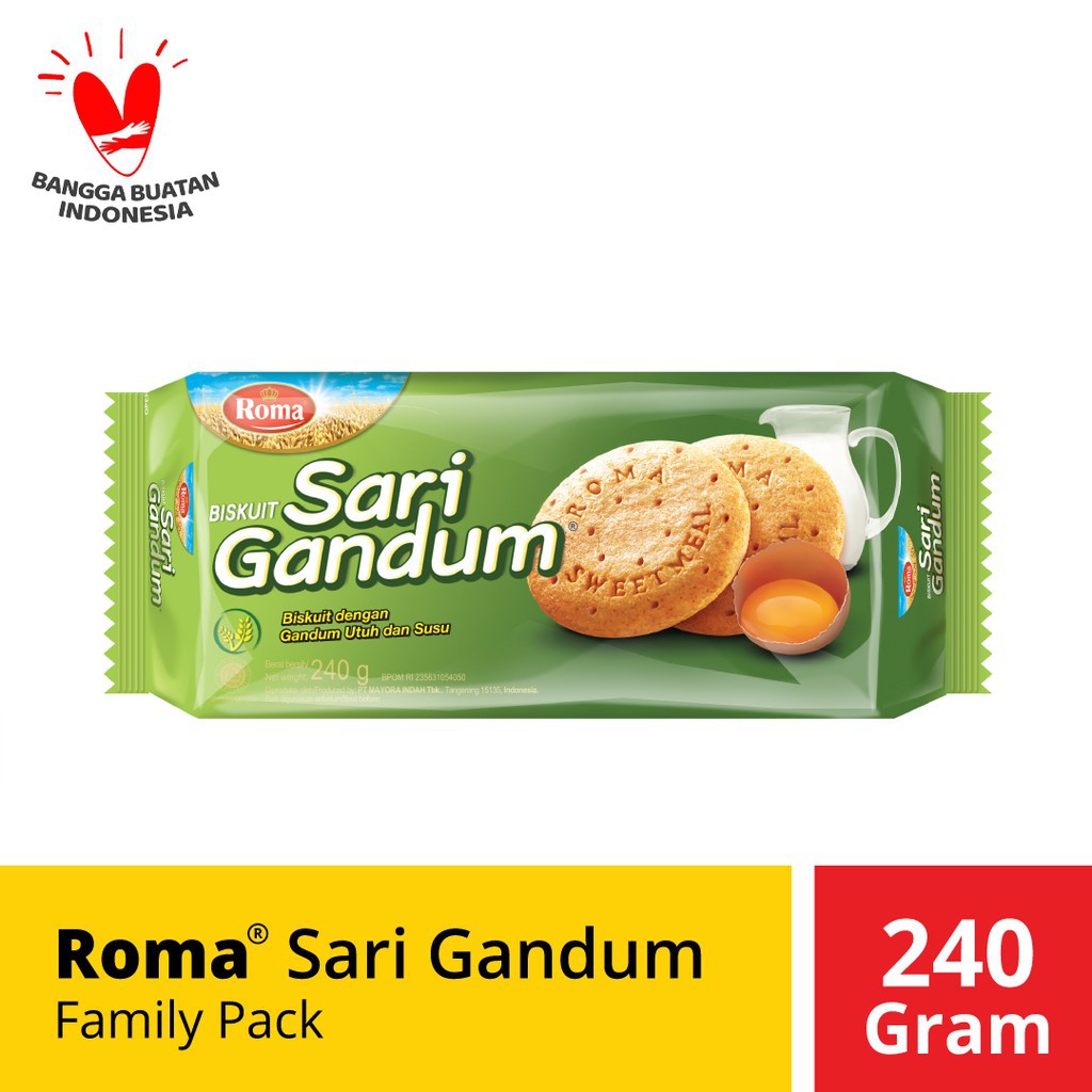 

ROMA Sari Gandum Family Pack 240g