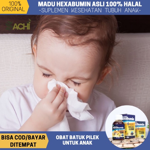 HEXABUMIN - MADU HEXABUMIN ASLI 100% - Madu Asli - Obat Batuk Pilek Untuk Bayi, Obat Batuk Anak Yang