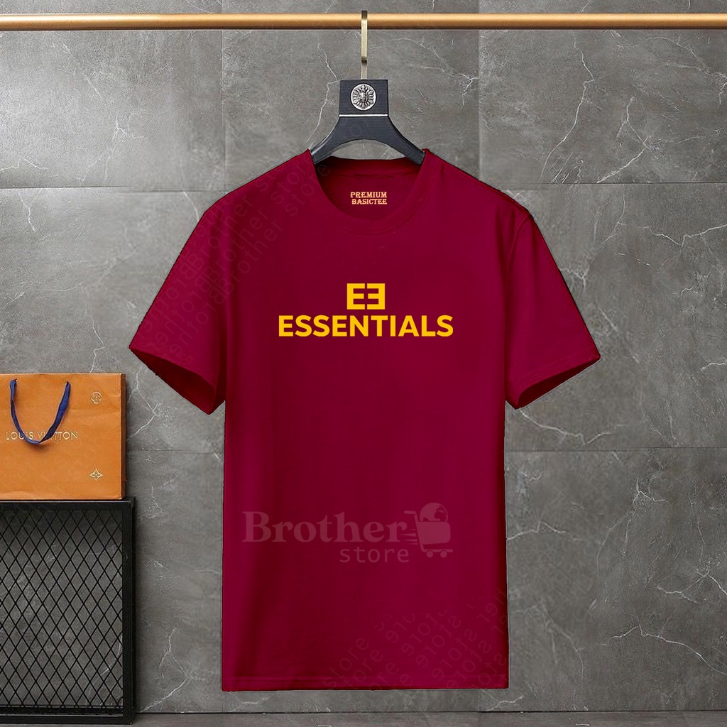 Kaos Distro ESSENTIALS Yellow - Abu Misty Premium