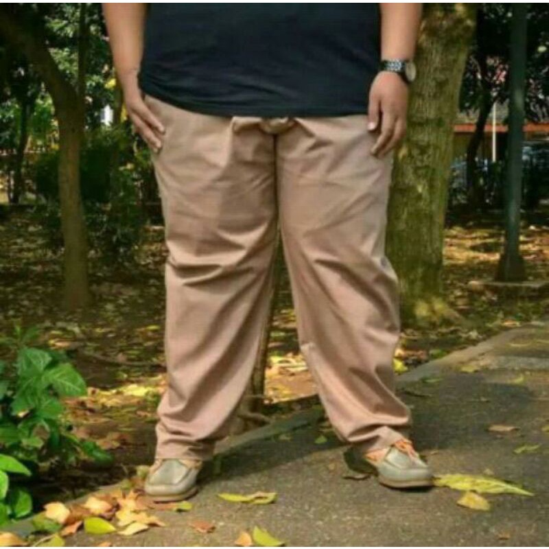 CELANA CHINOS CHINO PRIA BIG SIZE (JUMBO : 39-44)