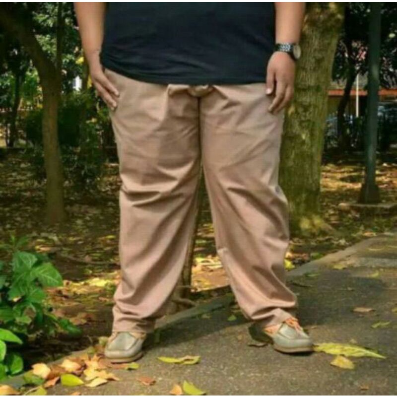 CELANA CHINOS CHINO PRIA BIG SIZE (JUMBO : 39-44)