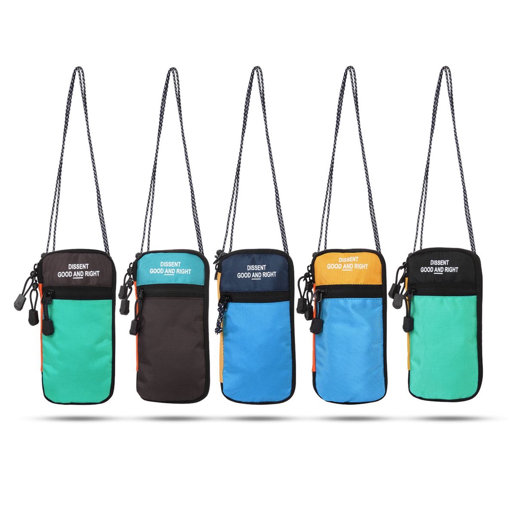 Dibriga! Ricci - Hanging Wallet Sako Premium Phone Touchscreen Termurah - Tas Dompet Hp Kartu Selempang Gantung Leher Terlaris Pria Wanita