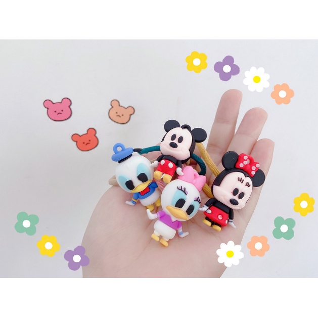 IKAT RAMBUT ANAK PEREMPUAN KARAKTER KARTUN MINI MOUSE LUCU SIMPLE AKSESORIS RAMBUT WANITA KOREA AK68