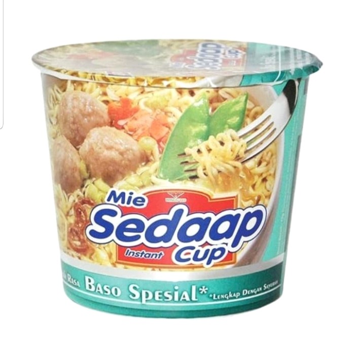 

Mie Sedaap Mie Kuah Instan Rasa Baso Spesial CUP