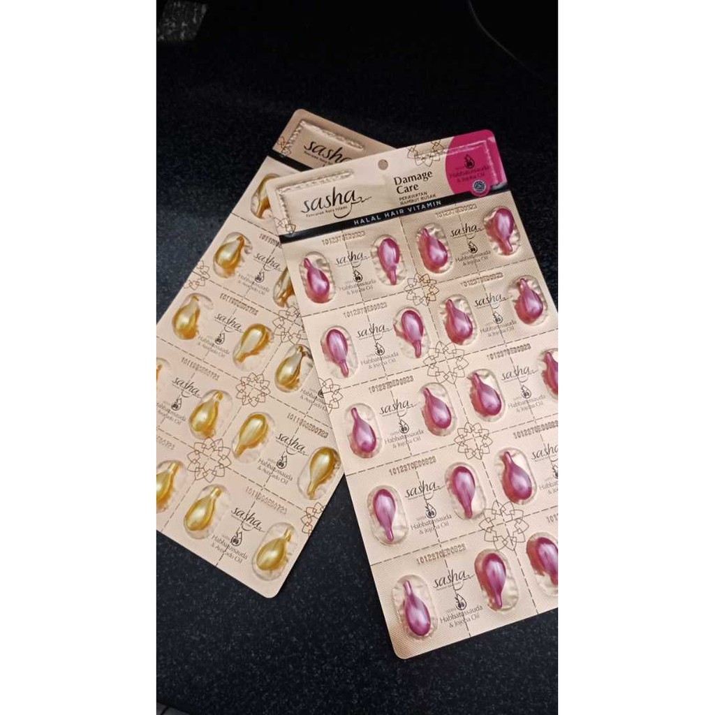 SASHA HAIR VITAMIN ISI 20 BLISTER