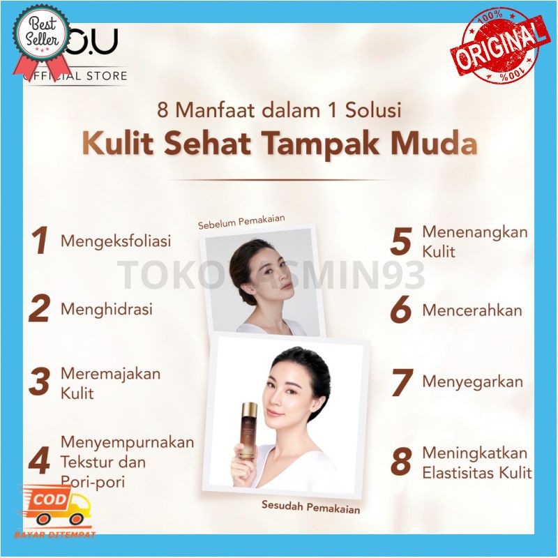 YOU Golden Age 2 in 1 Essence 100ml 1 step for 8 skin sollution Murah