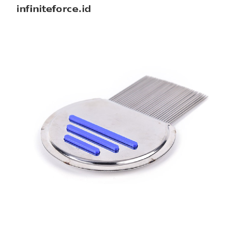 1pc Sisir Pembersih Kutu Bahan Stainless Steel