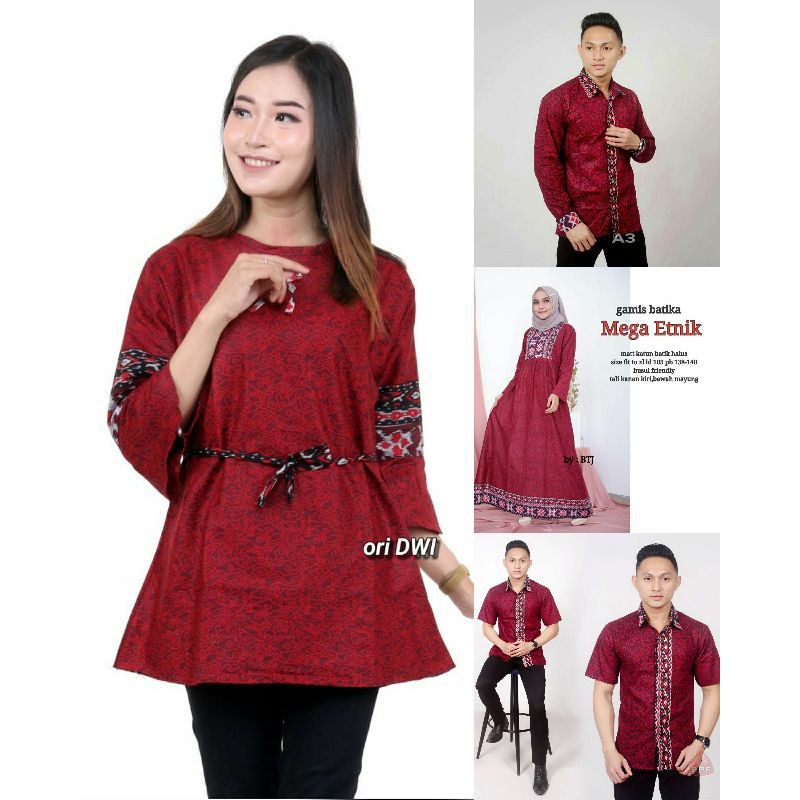 BATIK COUPLE AYU MAROON