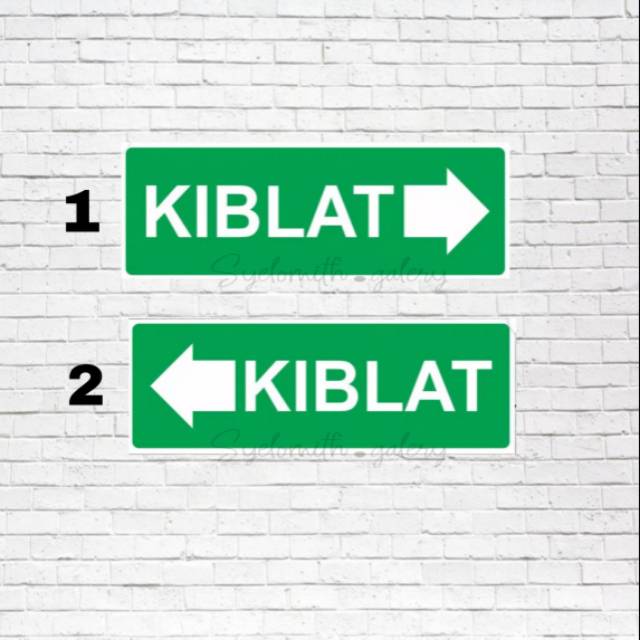 

STIKER KIBLAT - STICKER KIBLAT