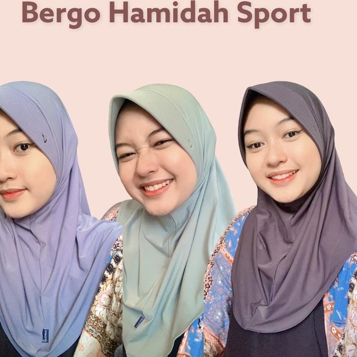 Paling Diminati ( ORI HAMIDAH SPORT ) BERGO HAMIDAH SPORT BERGO SPORT HIJAB OLAHRAGA HIJAB DAILY