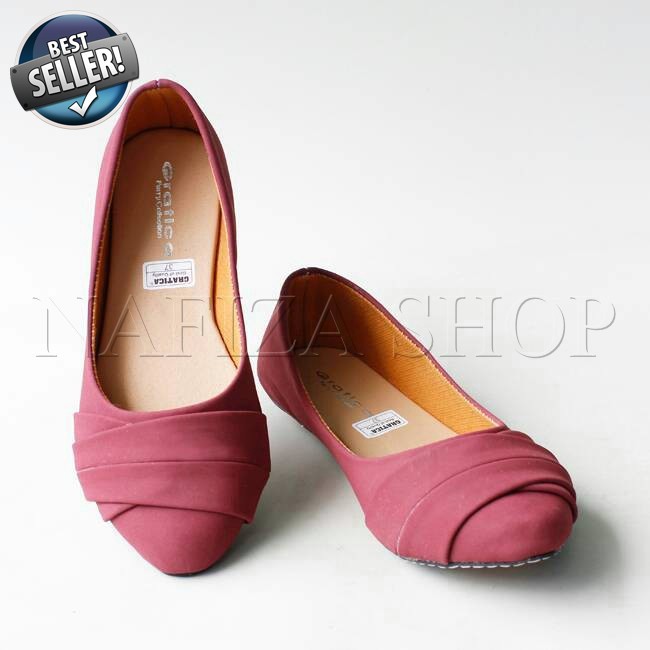 *TERMURAH* SEPATU FLAT SHOES FLATSHOES GRATICA AW42 PURPLE