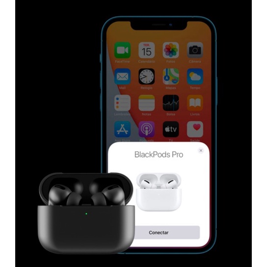 [TOYOU SHOP HF08] HEADSET TWS | BLACKPODS PRO | HIGH QUALITY (OEM 1:1) | WIRELESS CHARGING CASE | IMEI DETECTED | IOS &amp; ANDROID