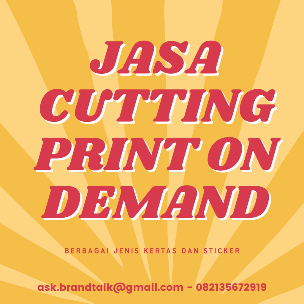 

Jasa Cutting Print On Demand