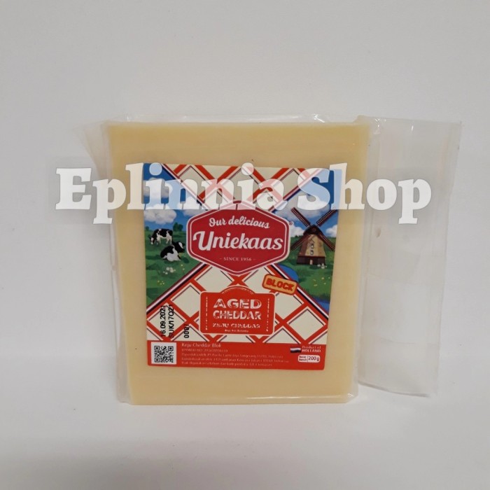

Uniekaas Block Aged Cheedar 200 gr - Uniekas Keju Cheedar