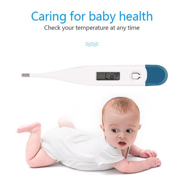 Thermometer Digital Pengukur Suhu Badan Polos Bayi, Anak, Dewasa